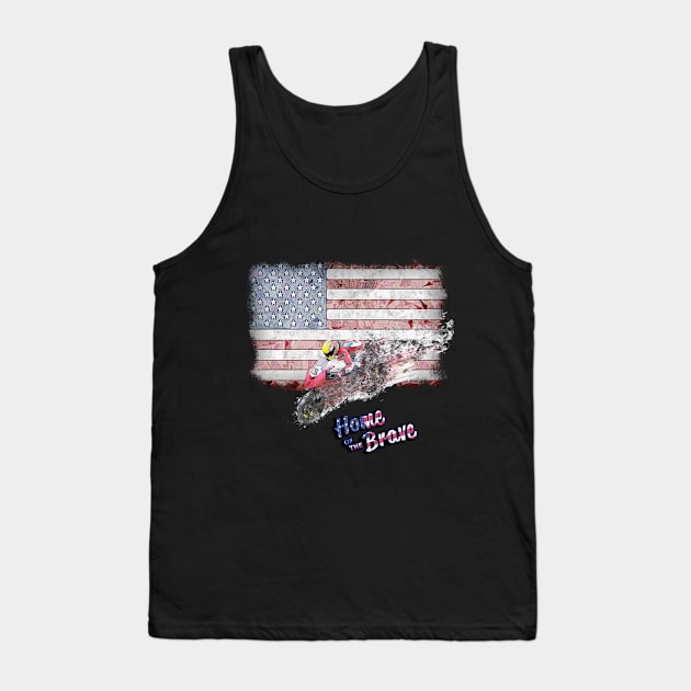 Home of the brave - USA Tank Top by momo1978